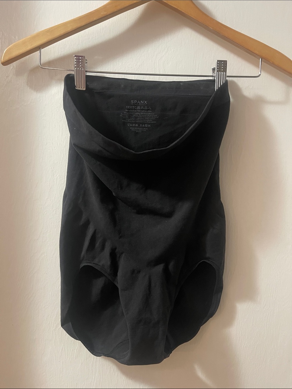 SPANX High-Waist Black Sculpting Shorts